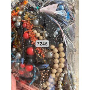 4.1 pounds Mixed Jewelry Lot With Beaded Necklaces Bracelets & Earrings Assortme